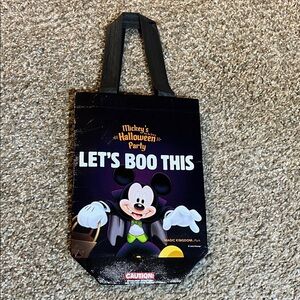 Disney Halloween Mickey Tote Bag - Black and Purple
